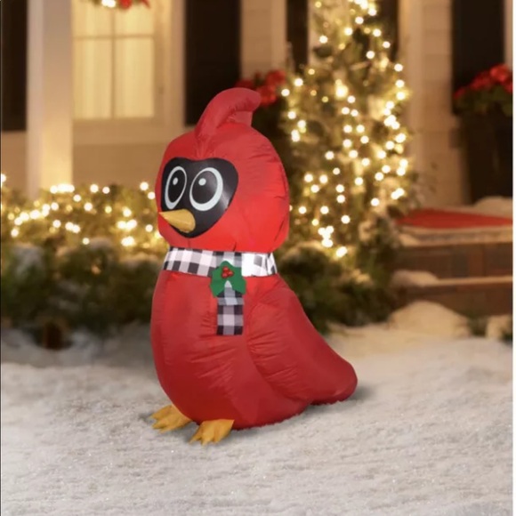 Holiday Gemmy 35ft Christmas Cardinal Airblown Inflatable Holiday